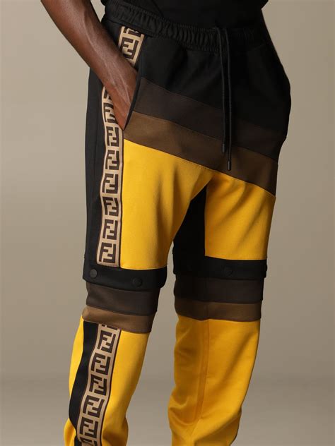 fendi fessuto|fendi pants.